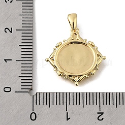 Brass Enamel Pendants&nbsp;KK-U072-18G