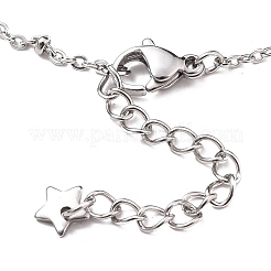 Tarnish Resistant 304 Stainless Steel Cable Chain&nbsp;X-BJEW-JB05632-01