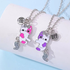Alloy with Enamel Pendant Necklaces&nbsp;PW-WGAC858-01