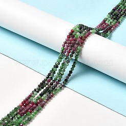 Natural Ruby in Zoisite Beads Strands&nbsp;G-I341-13A