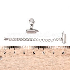 Tarnish Resistant 304 Stainless Steel Curb Chain Extender&nbsp;STAS-M061-05P-01