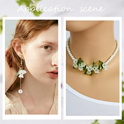 DIY Leaf & Flower Jewelry Making Kits&nbsp;DIY-SC0031-76