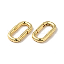 Brass Spring Gate Rings&nbsp;KK-J301-10G