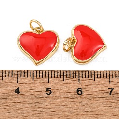 Brass Enamel Pendants&nbsp;KK-K408-32G