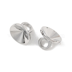SHEGRACE Brass Bead Cap Bails&nbsp;XGRQ1U388-376P