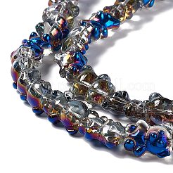 Electroplate Glass Beads Strands&nbsp;EGLA-L030-HR02