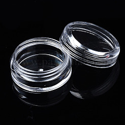 カラムポリスチレンビーズ貯蔵容器  ジュエリービーズ用小さなアクセサリー  透明  3x1.8cm  内径：2.35のCM&nbsp;LS-CON-N011-019