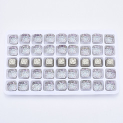 Transparent K9 Glass Cabochons&nbsp;GGLA-S057-001A
