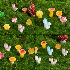36Pcs 9 Styles Microlandscape Simulation Mushroom Pot Gardening for Doll&nbsp;RESI-SP0001-33