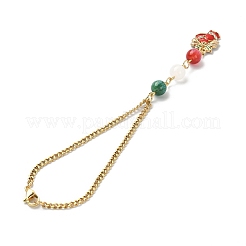 Christmas Alloy Enamel Pendant Decorations&nbsp;HJEW-JM01153