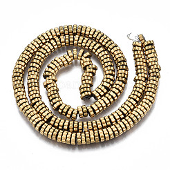 Electroplate Non-magnetic Synthetic Hematite Beads Strands&nbsp;X-G-T114-94G