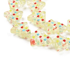 Handmade Bumpy Glass Beads Strands&nbsp;LAMP-F032-08G