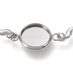 Tarnish Resistant 304 Stainless Steel Bracelet Making&nbsp;STAS-L248-005P-B