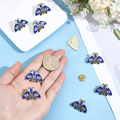 9pcs Alloy Enamel Brooches&nbsp;JEWB-ME0001-35