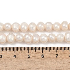 Natural Cultured Freshwater Pearl Beads Strands&nbsp;PEAR-I007-07Y-06A