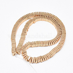 Electroplate Non-magnetic Synthetic Hematite Beads Strands&nbsp;G-Q465-40KC