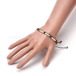 Natural Howlite Beads Multi-Strand Bracelets&nbsp;BJEW-JB04120-03