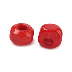 Handmade Lampwork European Beads&nbsp;LAMP-A009-03-14