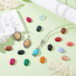 40Pcs 20 Styles Gemstone Cabochons&nbsp;G-GA0001-77