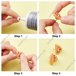 60Pcs 12 Styles Opaque Epoxy Resin Decoden Cabochons&nbsp;FIND-SC0003-25