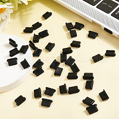 シリコン製モバイル防塵プラグ50個  オーバル  5.5x9x3.5mm&nbsp;FIND-CN0001-98B