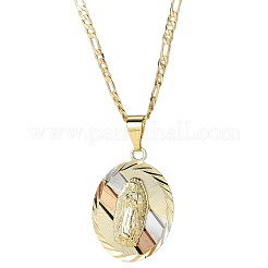 Brass Virgin Pendant Necklaces&nbsp;FS-WG65C55-01