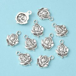 Tibetan Style Alloy Rose Pendants&nbsp;LF0976Y