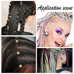 ねじれたヘアコイルドレッドビーズ  合金ペンダント付き  合金は近いがはんだ付けされていない丸カン付き  混合形状  ミックスカラー&nbsp;FIND-NB0001-58