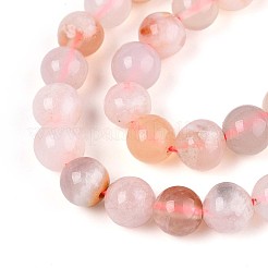 Natural Cherry Blossom Agate Beads Strands&nbsp;G-K310-C07-6mm