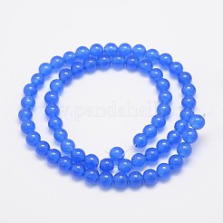 Natural & Dyed Malaysia Jade Bead Strands&nbsp;G-A146-6mm-A21