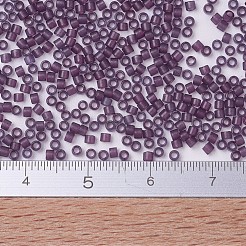 MIYUKIデリカビーズ  シリンダー  日本製シードビーズ  11/0  （db0782)染め半つや消し透明梅  1.3x1.6mm  穴：0.8mm  約2000PCS /ボトル  10 G /ボトル&nbsp;SEED-JP0008-DB0782