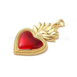 Rack Plating Brass Enamel Pendants&nbsp;KK-G504-25A-03