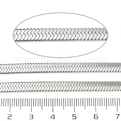 Brass Herringbone Chains&nbsp;CHC-C011-01D-P