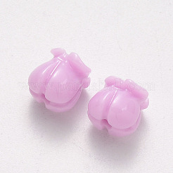 合成サンゴビーズ  染め  チューリップ  ミックスカラー  8.5x8mm  穴：1.4mm&nbsp;CORA-R018-10