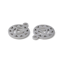 Non-Tarnish Chakra 304 Stainless Steel Charms&nbsp;STAS-F300-05P