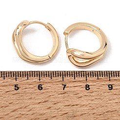 Brass Hoop Earrings for Women&nbsp;KK-CBA341B-12G