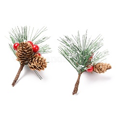 Plastic Artificial Winter Christmas Simulation Pine Picks Decor&nbsp;DIY-P018-B01