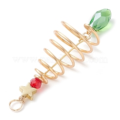 Brass & Glass Big Pendants&nbsp;PALLOY-JF02993
