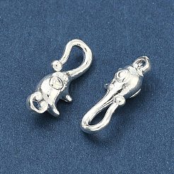 925 Sterling Silver Hook Clasps&nbsp;STER-A050-09B-S