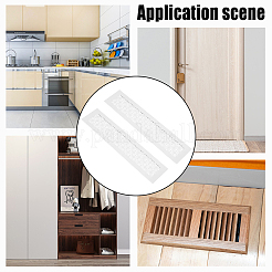 Rectangle Aluminium Alloy Air Vent Grille Cover&nbsp;AJEW-WH0696-714A