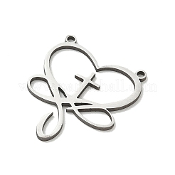Hollow 201 Stainless Steel Pendants&nbsp;STAS-B136-01P