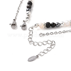 Clear Cubic Zirconia Star Pendant Necklaces Set&nbsp;NJEW-JN04150
