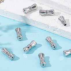 304ステンレススチール製ネジ留め具12セット  コラム  ステンレス鋼色  11.5x5mm  穴：0.7~1mm&nbsp;STAS-BBC0009-42