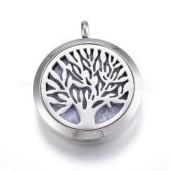 316 Surgical Stainless Steel Diffuser Locket Pendants&nbsp;STAS-E112-20