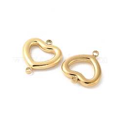 304 Stainless Steel Hollow Connector Charms&nbsp;STAS-L022-416G
