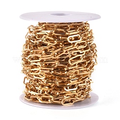 304 Stainless Steel Paperclip Chains&nbsp;CHS-L022-05G