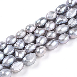 Natural Cultured Freshwater Pearl Beads Strands&nbsp;PEAR-N014-06G-02
