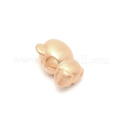 合金ビーズ  虎  マットライトゴールド  11.5x9.5x8mm  穴：2.5x3mm&nbsp;PALLOY-WH0094-05A
