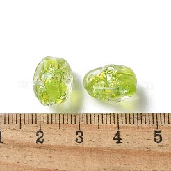 Handmade Foil Lampwork Beads Strands&nbsp;FOIL-Z001-06F
