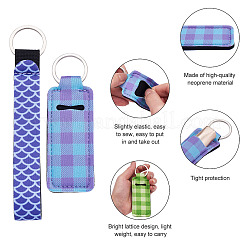 12Pcs 12 Style Polyester Pendant Keychains&nbsp;KEYC-BY0001-02